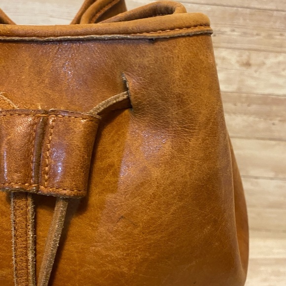 Vintage Coach Bucket Purse Brown Leather 80’s - Picture 10 of 14